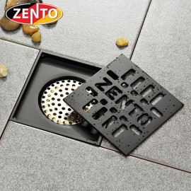 Thoát sàn chống mùi Black series Zento ZT570-1B (120x120mm)